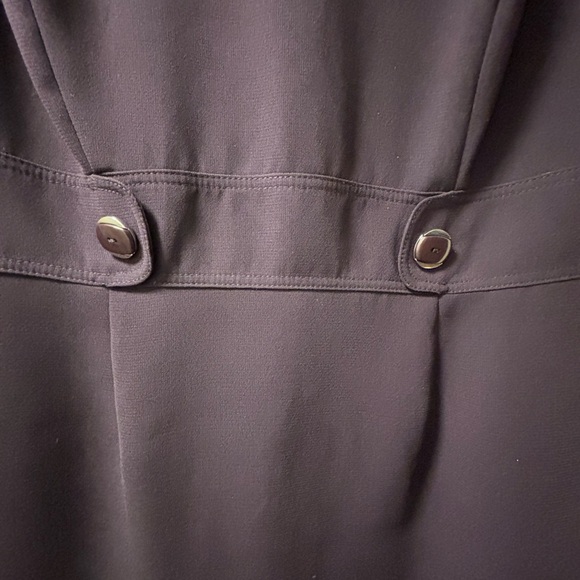 Elegant Navy Women's Dress by Tahari, Arthur S. Levine - Picture 3 of 3